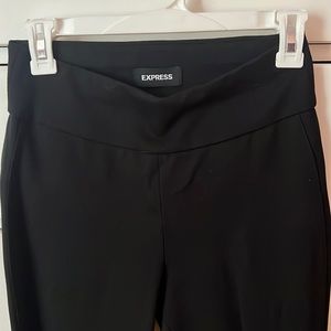 EXPRESS BLACK high waisted skin legging dress pants